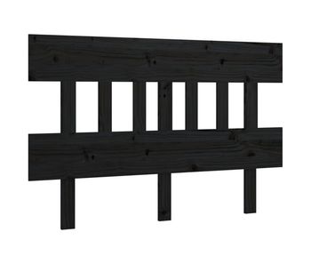 Vidaxl cabecero de cama madera maciza de pino gris 203,5x3x81 cm