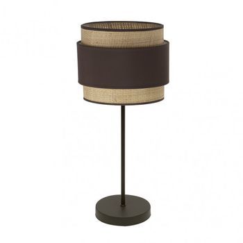 Fabrilamp Sobremesa Alto Kandy 1xe27 Natural Marron 67x30x30 Cm