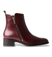 wonders para mujer d-1810 botines d-1810 granates 40 piel 3 a 5cm cremallera casual