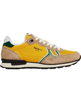 de PEPE JEANS ZAPATILLAS BRIT FUN HOMBRE PMS31046 AMARILLO