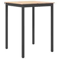 mesa de bar natural 80 x 80 x 105 cm madera de pino macizo