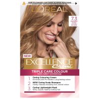 loreal paris excellence creme permanent hair dye various shades - 73 natural dark golden blonde