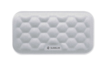 SUBBLIM Alfombrilla ERGO AIRPADDING MOUSE WRIST SILVER