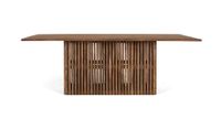 mesa de comedor de madera de mango 220cm
