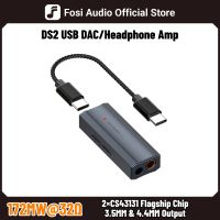 fosi audio ds2 mini audio usb dac dongle amplificador de auriculares decodificador dsd amp compatible con 32 bits384 khz con 35 mm y 44 mm equilibrado