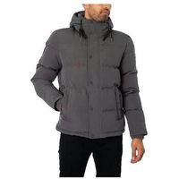 superdry abrigo de plumas doudoune everest courte avec capuche gris para hombre