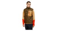 chaqueta de pluma sin mangas peak performance helium utility down beige hombre