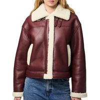pieces cazadora de cuero janelle para mujer