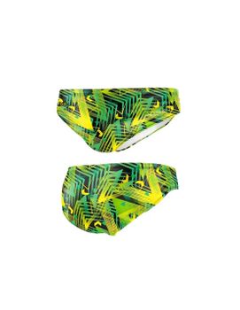 Bañador Waterpolo Turbo Geometric Fusion Fluor verde