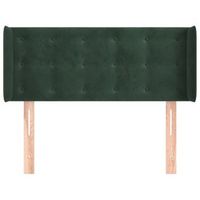 cabecero cama mueble de dormitorio de terciopelo verde oscuro 93 x 16 x 7888 cm verde m020008639