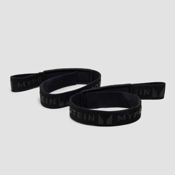 Correas de levantamiento con agarre de silicona de Myprotein - Negro