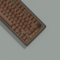 teclas de cereza de grano de madera material pbt letras laterales juego grande tapas de teclas para teclado mecanico iso ansi diseno de wooting hi75