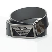 emporio armani cinturon plate belt reversible para hombre