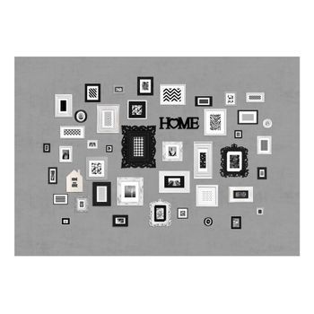 Papel Pintado 3d - Pared Llena De Marcos (200x140 Cm)