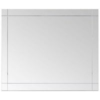 espejo de pared vidrio 80x60 cm vidaxl