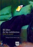 el libro de los indolentes sobre la poesia