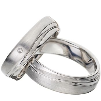 Alianzas oro blanco 6mm