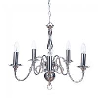 lampara de arana winchester 5 luces