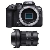 camara mirrorless canon eos r10 242mp rf-s 18-50mm f28 wifi bluetooth