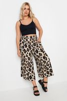 yours culottes marrones estampado leopardo mujer curvy y tallas grandes yours
