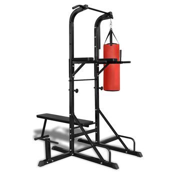 Máquina De Musculación Con Banco Y Saco De Boxeo Vidaxl