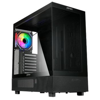 Abysm Gaming Danube Sava H400 Full Tower Doble Cristal Templado USB-C Negra