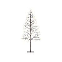 arbol de navidad artificial para exterior e interior 9 tipos de luces led estilo interior moderno preiluminado 150 cm marron lonkari
