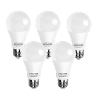 aigostar - pack de 5 bombillas led a5 a60 gran angulo 11w casquillo gordo e27 luz blanca 6400k clase de eficiencia energetica a