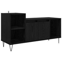 mueble de tv  mueble de salon  gabinete de tv roble negro 100 x 35 x 55 cm