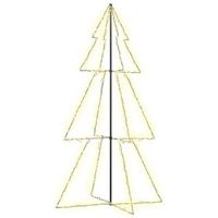 arbol de navidad 300 luces led interior y exterior 120x220 cm vidaxl