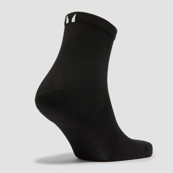 MP Training Cushioned Trainer Socks - Black - UK 2-5