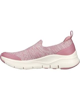 de SKECHERS ZAPATILLAS CASUAL SKECHERS GO WALK ARCH FIT PARA MUJER S ROSA