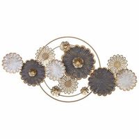 mural decorativo de pared de metal 1187x597x70