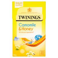 twinings honey  camomile tea caffeine free 20s