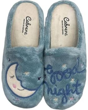 de CABRERA - ZAPATILLAS CASA MUJER MOD 3184 MENTA AZUL
