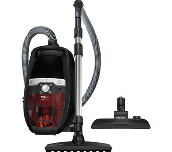 MIELE Blizzard CX1 Pure Power Cylinder Bagless Vacuum Cleaner - Black & Red, Black