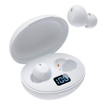 Auriculares Cool Pocket inalámbricos Bluetooth con Cancelación Activa de Ruido y micrófono Blanco