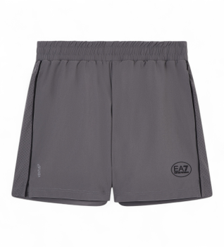 EA7 para hombre. 7M001525_AF21059 Pantalones Cortos Tennis Pro Gris (L), Casual, Deportivo, Sportswear, Multideporte, Poliéster