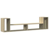 muebles de tv  mueble de salon  gabinete de tv 2 uds madera ingenieria roble sonoma 100x30x50 cm