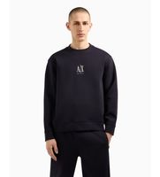ax armani exchange para hombre xm000368af10818ub101 sudadera de cuello redondo marino xs casual deportivo algodon multideporte