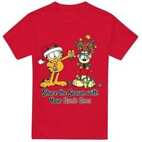 garfield camiseta share the season para hombre