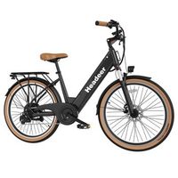 bicicleta electrica urbana de 26 headeer bd26195 r bateria de 48 v 115 ah negra