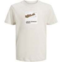 jack  jones camiseta 12262973 jcoart branding tee ss crew neck jnr moonbeam para nino