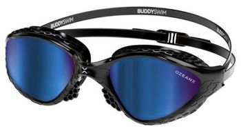 Gafas de natacion buddyswim ozeanx negro azul espejo