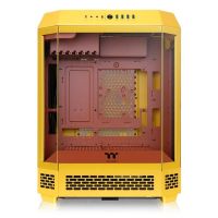 torre atx thermaltake tower 600 amarilla vidrio templado iluminacion rgb
