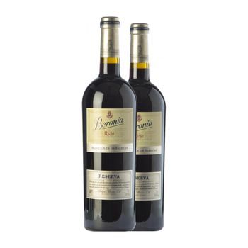 Beronia Vino Tinto 198 Barricas Rioja Reserva 75 Cl 14% Vol. (pack De 2 Unidades)