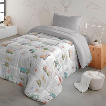 Edredón Nórdico Infantil 200gr 100% Algodón Cama 90 Cool Kids Road