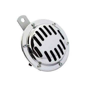 Claxon 12V Disco 100mm cromo tono bajo