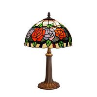sobremesa mediano base de   pantalla tiffany d 30cm  rosy