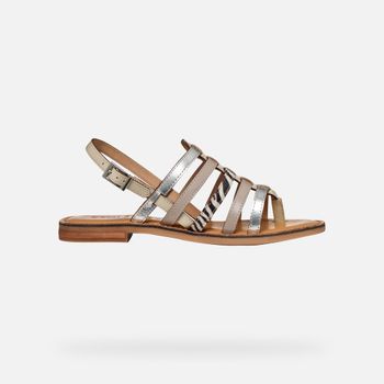 GEOX Maddalusia C Mujer Gris/blanco Lechoso